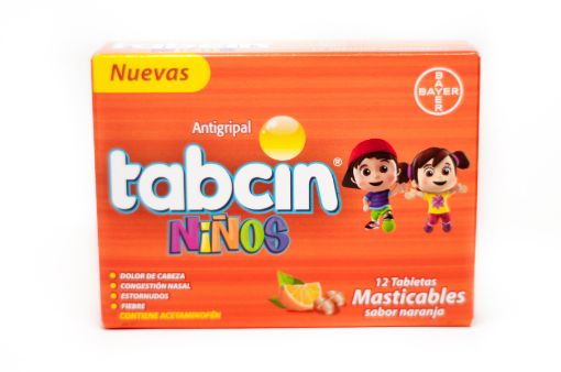 Imagen de ANTIGRIPAL  BAYER NIÑOS MASTICABLES 12 UND 