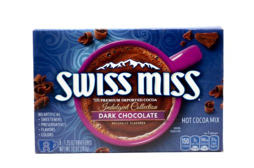 Imagen de MEZCLA EN POLVO PARA BEBIDA SWISS MISS INDULGENT COLLECTION SABOR CHOCOLATÉ OSCURO 283 G