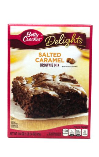 Imagen de MEZCLA PARA BROWNIE BETTY CROCKER DELIGHTS CARAMELO SALADO 521 G