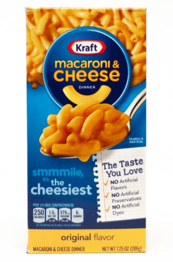 Imagen de PASTAS KRAFT CODITOS QUESO CHEDDAR 206 G