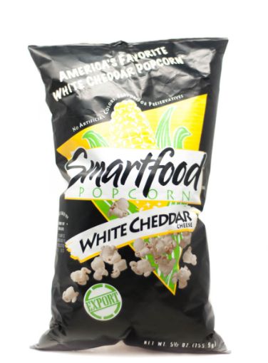 Imagen de PALOMITAS DE MAIZ SMARFOOD QUESO CHEDDAR BLANCO 155.9 G