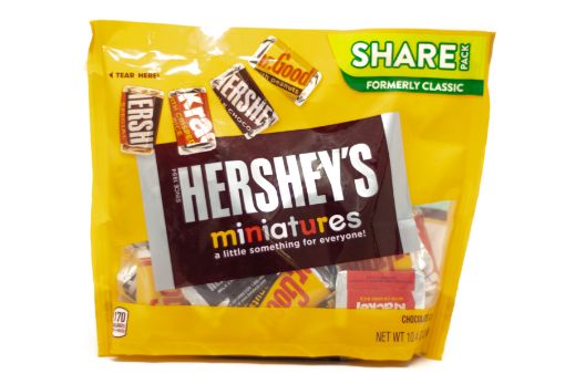 Imagen de CHOCOLATE HERSHEYS MINIATURES SURTIDO BOLSA 294 G