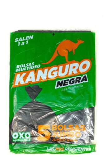 Imagen de BOLSA KANGURO PARA BASURA GIGANTE NEGRA 