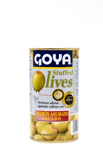 Imagen de ACEITUNA GOYA MANZANILLA VERDE RELLENA DE SALMÓN 149 g 