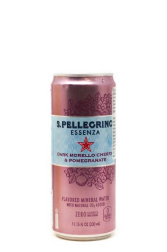 Imagen de AGUA MINERAL SAN PELLEGRINO DARK MORELLO CHERRY&POMEGRANATE ZERO 330 ML