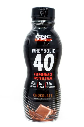 Imagen de SUPLEMENTO WHEYBOLIC GNC CHOCOLATE 414 ML