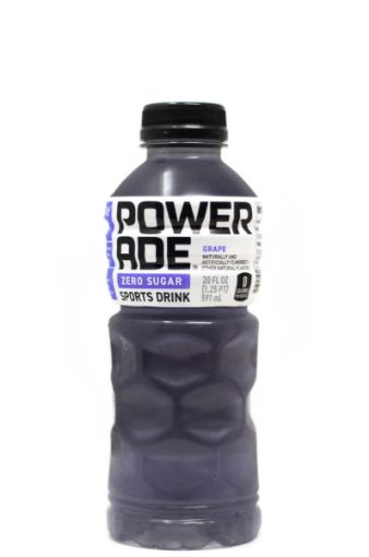 Imagen de BEBIDA HIDRATANTE POWERDADE ZERO GRAPE TAPA ROSCA 591 ML