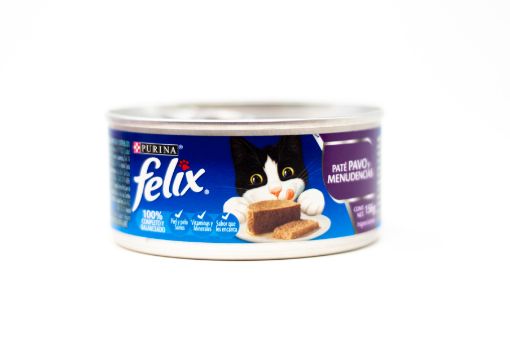 Imagen de ALIMENTO HÚMEDO FELIX DE PATÉ PAVO PARA GATO 156.00 G