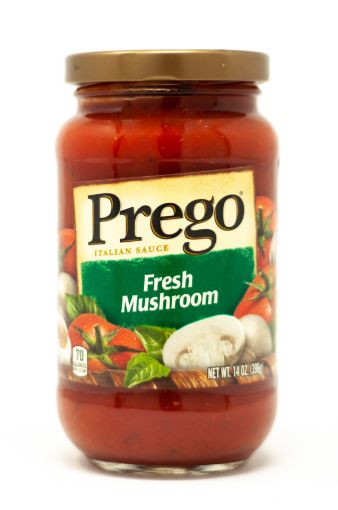 Imagen de SALSA PREGO DE TOMATE ITALIANA CON HONGOS FRESCOS 396.00 G