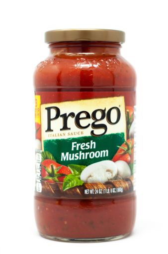 Imagen de SALSA PREGO DE TOMATE ITALIANA CON HONGOS FRESCOS 680 G