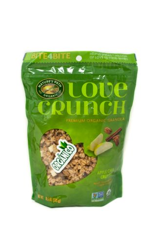 Imagen de GRANOLA LOVE CRUNCH PREMIUM ORGANICA MANZANA Y CHIA 325 g 