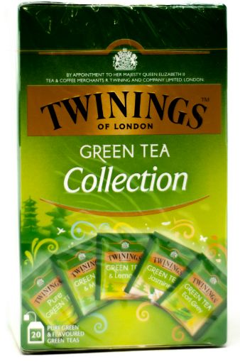 Imagen de TÉ VERDE TWININGS COLLECTION 5 SABORES 20 UND 34 G