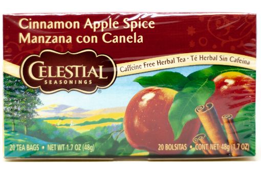 Imagen de TÉ HERBAL CANELA Y MANZANA CELESTIAL SEASONINGS 20 UND 48.00 g 