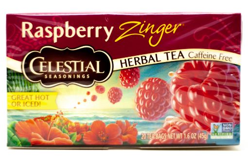 Imagen de TÉ HERBAL FRAMBUESA ZINGER CELESTIAL SEASONINGS 20 UND 45.00 g 