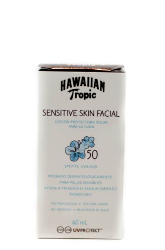 Imagen de BLOQUEADOR FACIAL HAWAIIAN TROPIC PARA LA CARA 50 60 ML