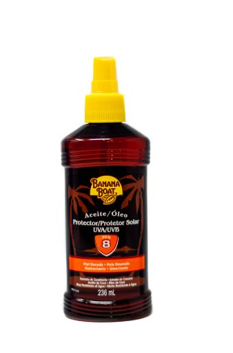 Imagen de PROTECTOR SOLAR BANANA BOAT ACEITE ÓLEO 8 FPS 236 ml 