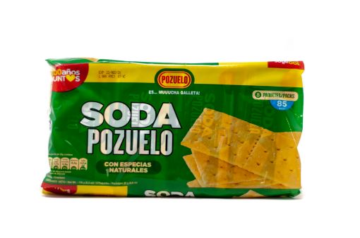 Imagen de GALLETA POZUELO SODA ESPECIAS 8 UND 176 G