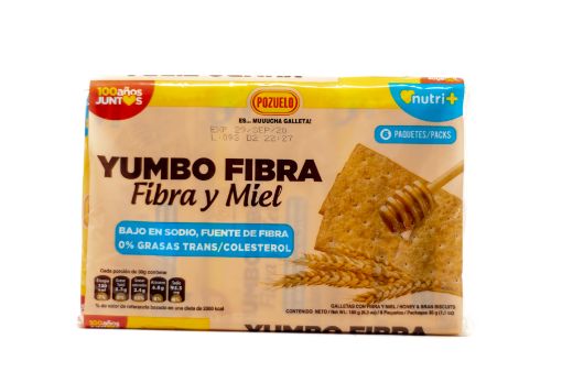 Imagen de GALLETA POZUELO YUMBO FIBRA 6 UND 