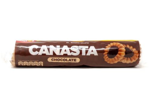 Imagen de GALLETA POZUELO CANASTA CHOCOLATE TUBO 124 G