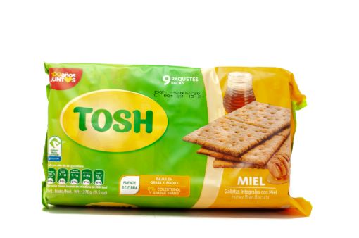 Imagen de GALLETA TOSH MIEL 9 UND 270 G