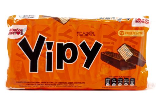 Imagen de GALLETA YIPY CHOCOLATE 12 UND 338 g 