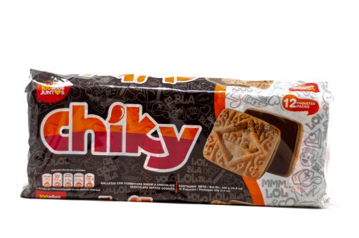 Imagen de GALLETA CHIKY CHOCOLATE 12 UND 480 g 