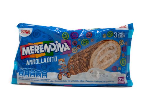 Imagen de ARROLLADO POZUELO MERENDINA DE VAINILLA 3 UND 165 G