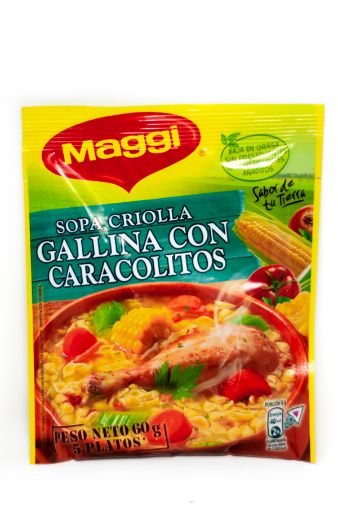 Imagen de SOPA CRIOLLA MAGGI GALLINA CON CACOLITO 60 g 