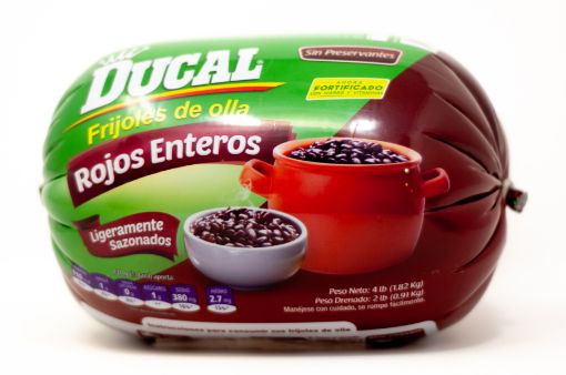 Imagen de FRIJOL DUCAL ROJO ENTERO DE OLLA SAZONADO 910 G