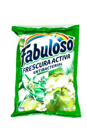 Imagen de DESINFECTANTE FABULOSO FRESCURA ACTIVA AROMA MANZANA 750.00 ML