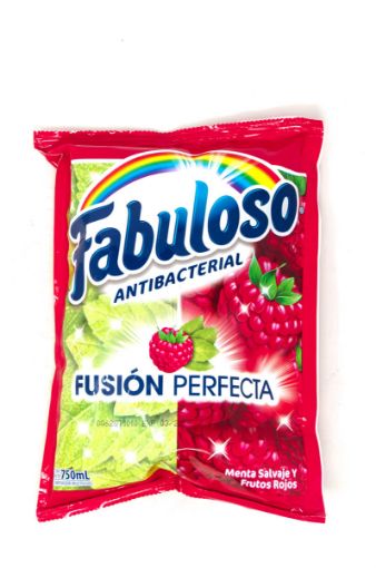 Imagen de DESINFECTANTE FABULOSO FUSION PERFECTA AROMA MENTA SALVAJE Y FRUTOS ROJOS 750 ML