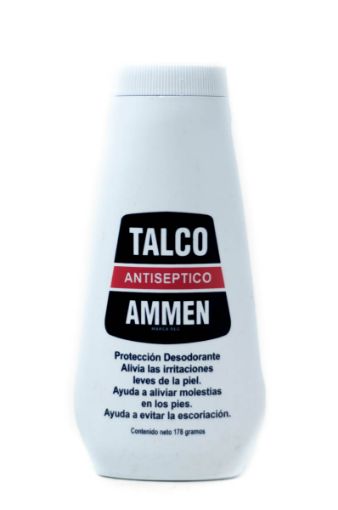 Imagen de TALCOS AMMEN ANTISÉPTICO PARA PIES 178 G