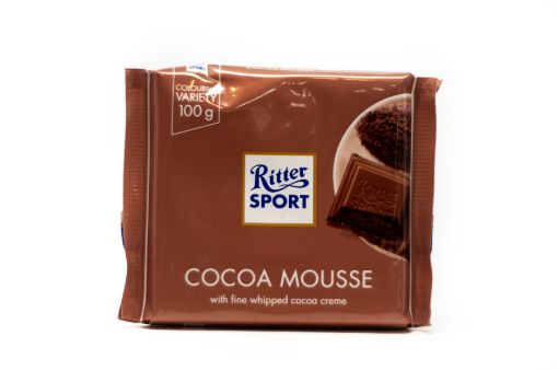 Imagen de CHOCOLATE RITTER SPORT RELLENO DE MOUSSE DE CHOCOLATE 100 G