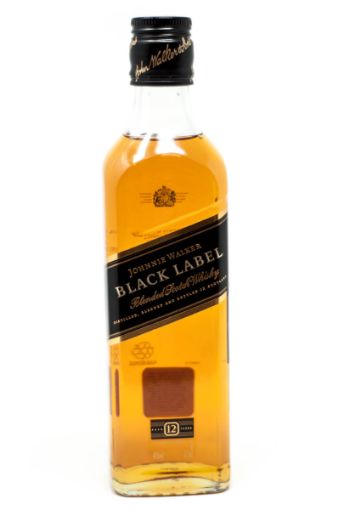 Imagen de WHISKY JOHNNIE WALKER ETIQUETA NEGRA 375 ML