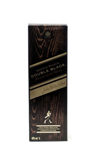 Imagen de WHISKY JOHNNIE WALKER NEGRO DOUBLE BLACK 1000 ML