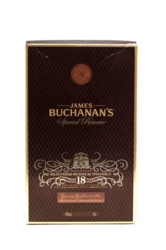 Imagen de WHISKY BUCHANANS 18 AÑOS EN CAJA 750 ML