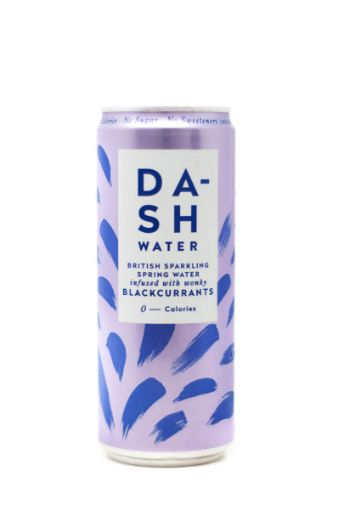 Imagen de AGUA GASIFICADA DA-SH WATER SABOR GROSELLA NEGRA 330 ML