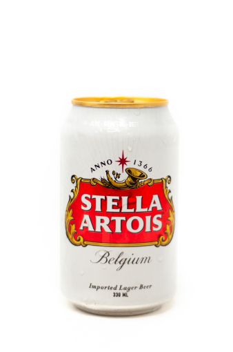 Imagen de CERVEZA STELLA ARTOIS BELGA LATA 330 ML