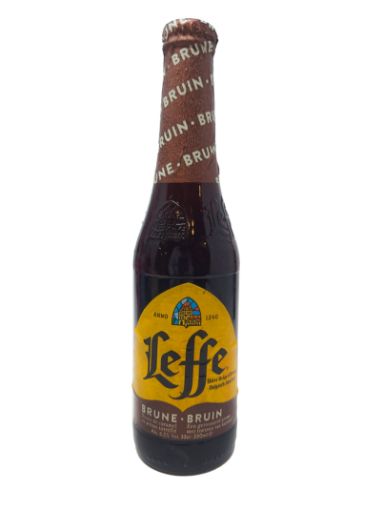 Imagen de CERVEZA LEFFE BRUNE BOTELLA 330 ML