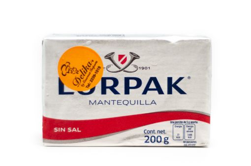 Imagen de MANTEQUILLA  LURPAK  SIN SAL 200 G 