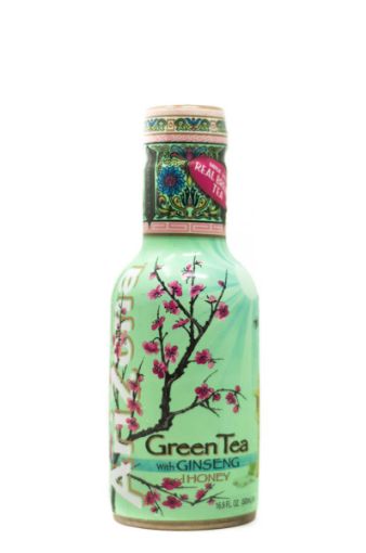 Imagen de BEBIDA ARIZONA TE VERDE CON GINSENG & MIEL BOTELLA 482 ml 