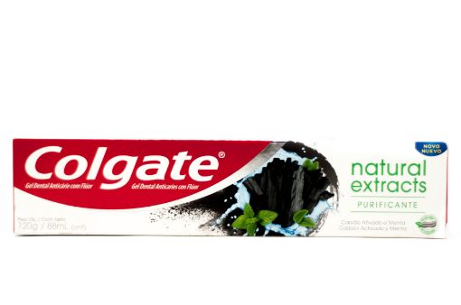 Imagen de CREMA DENTAL  COLGATE NATURAL EXTRACTS PURIFICANTE CARBON ACTIVADO 120 g 