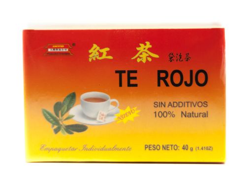 Imagen de TÉ ROJO CHY FU ANCYFER SIN ADITIVOS 100% NATURAL 20 UND 40.00 g 