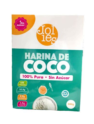 Imagen de HARINA DE COCO JOLIES SIN GLUTEN 500 g 