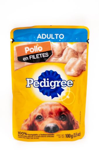 Imagen de ALIMENTO PARA PERRO PEDIGRE SABOR POLLO ADULTO 100 G