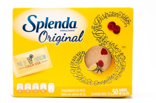 Imagen de EDULCORANTE SPLENDA EN SOBRE 50 UND 50 G