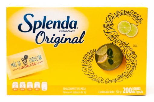 Imagen de EDULCORANTE SPLENDA EN SOBRE 200 UND 200 G