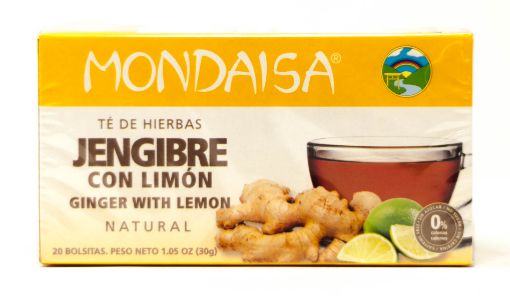 Imagen de TÉ DE JENGIBRE CON LIMÓN MONDAISA 20 UND MONDAISA CON LIMÓN 30 G