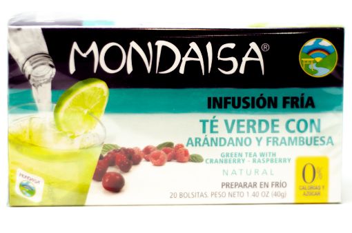 Imagen de TÉ INFUSION FRIA MONDAISA ARANDANO & FRAMBUESA 40 G