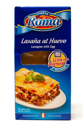 Imagen de PASTA ROMA LASAGNA CON HUEVO 500 G